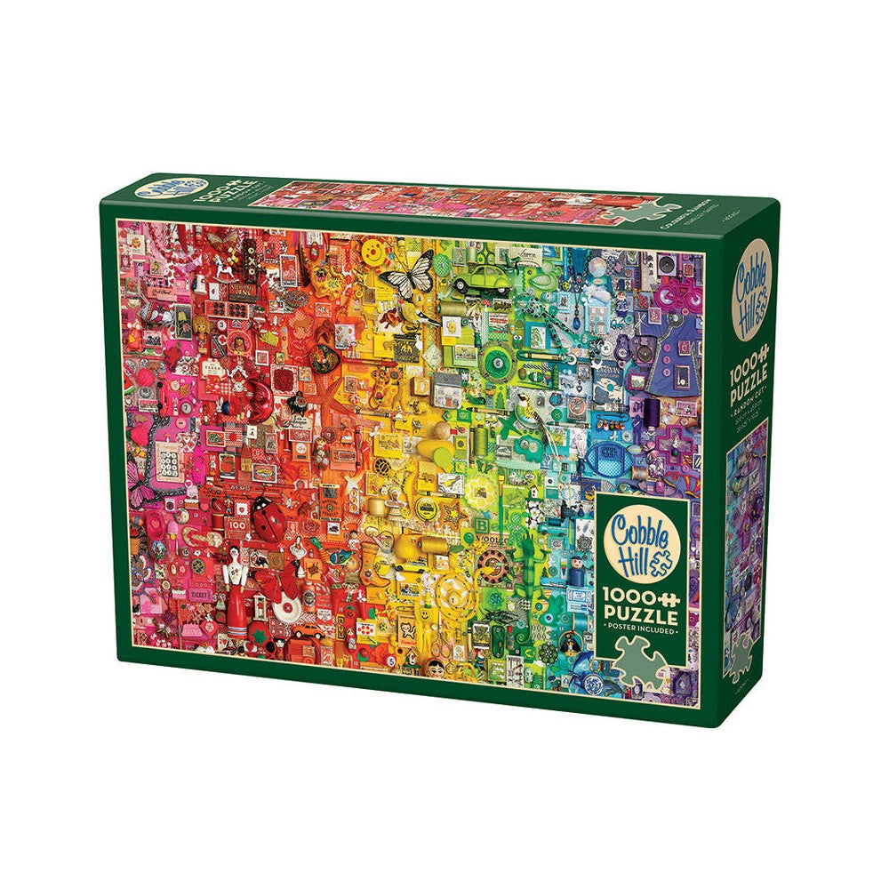 Puzzle - Cobble Hill - Colourful Rainbow 1000Pc