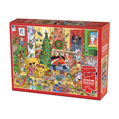 Puzzle - Cobble Hill - Doodletown Catching Santa 1000