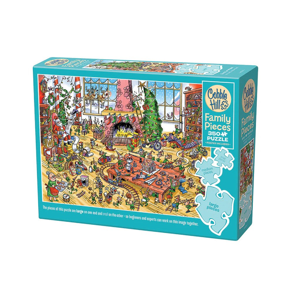 Puzzle - Cobble Hill - Elves At Work 350Pcs Family