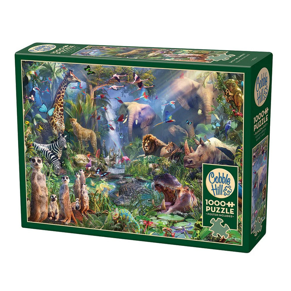 Puzzle - Cobble Hill - Into The Jungle 1000Pc
