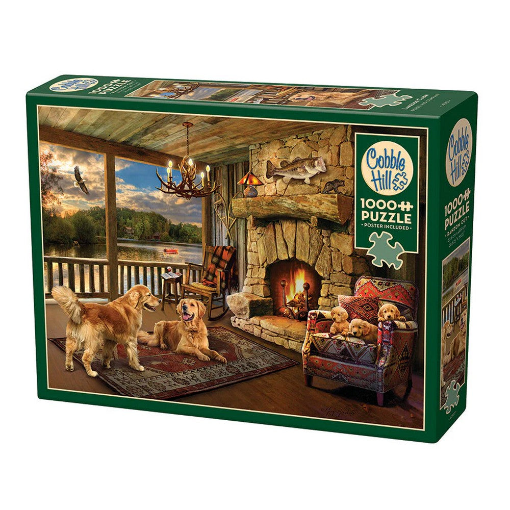 Puzzle - Cobble Hill - Lakeside Cabin 1000Pc