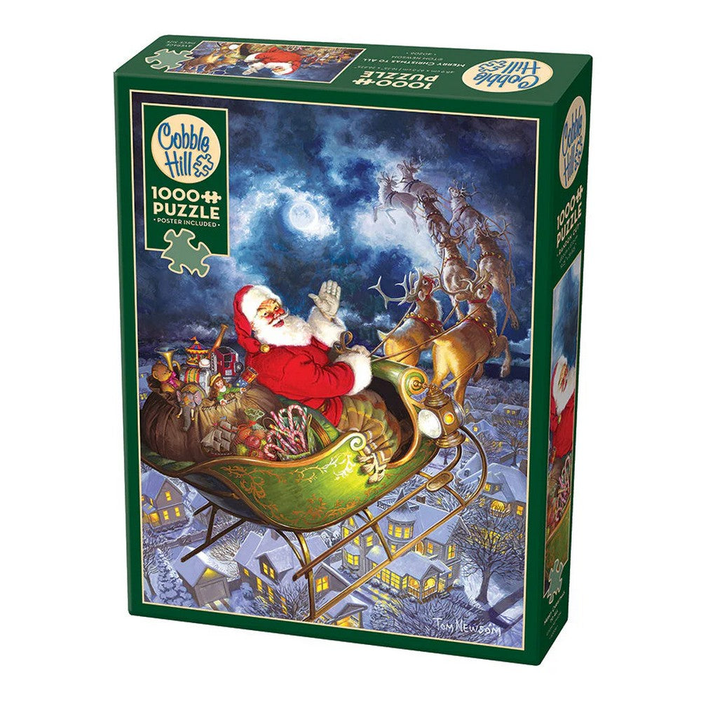 Puzzle - Cobble Hill - Merry Christmas To All 1000Pc