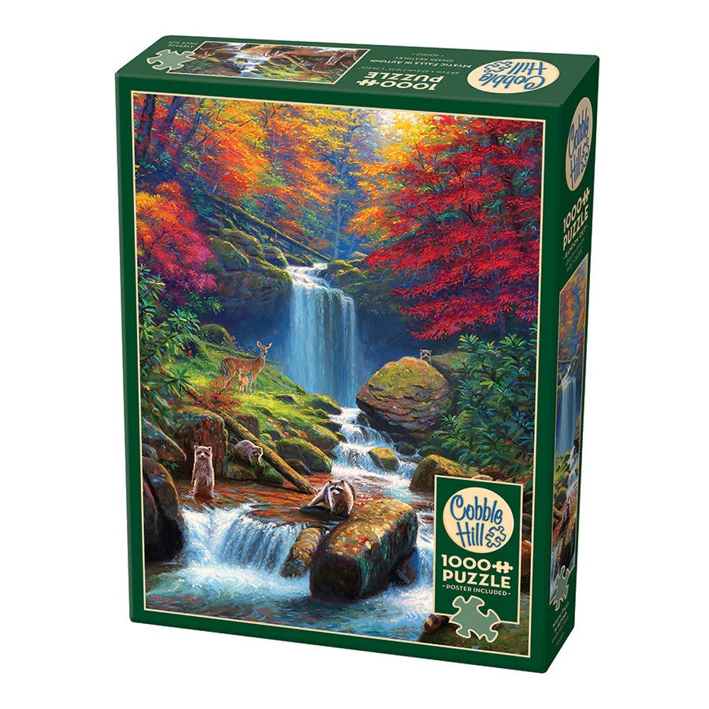 Puzzle - Cobble Hill - Mystic Falls In Autumn 1000Pc