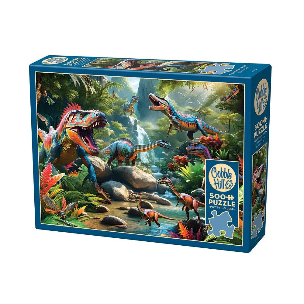 Puzzle - Cobble Hill - Prehistoric Beasts 500Pc