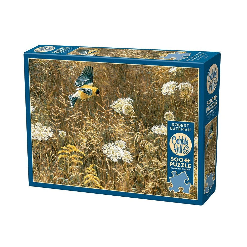 Puzzle - Cobble Hill - Queen Annes Lace & Goldfinch
