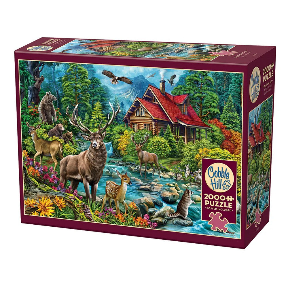 Puzzle - Cobble Hill - Red-Roofed Cabin 2000Pc