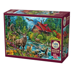 Puzzle - Cobble Hill - Red-Roofed Cabin 2000Pc