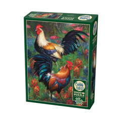 Puzzle - Cobble Hill - Roosters 1000Pc