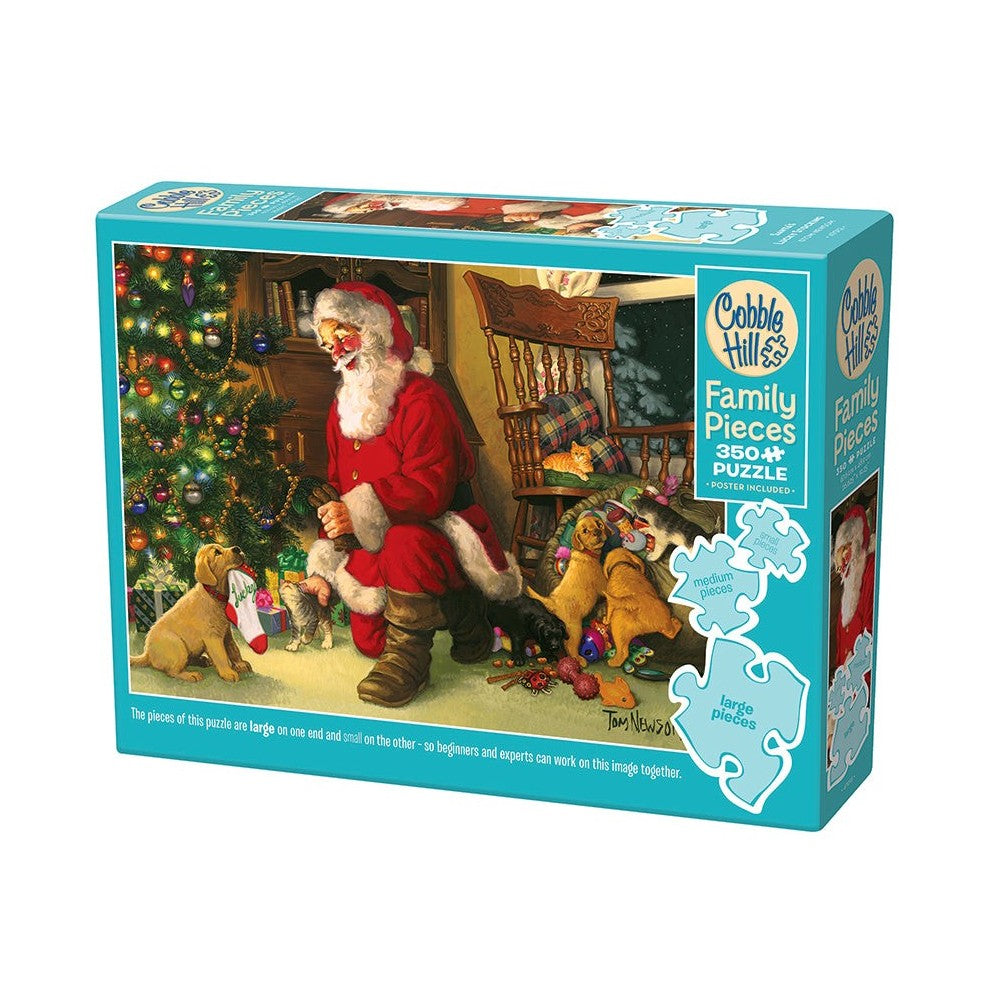 PREORDER Puzzle - Cobble Hill - Santas Lucky Stocking 350Pc
