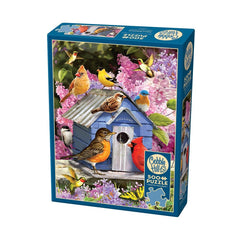 Puzzle - Cobble Hill - Spring Birdhouse 500Pc