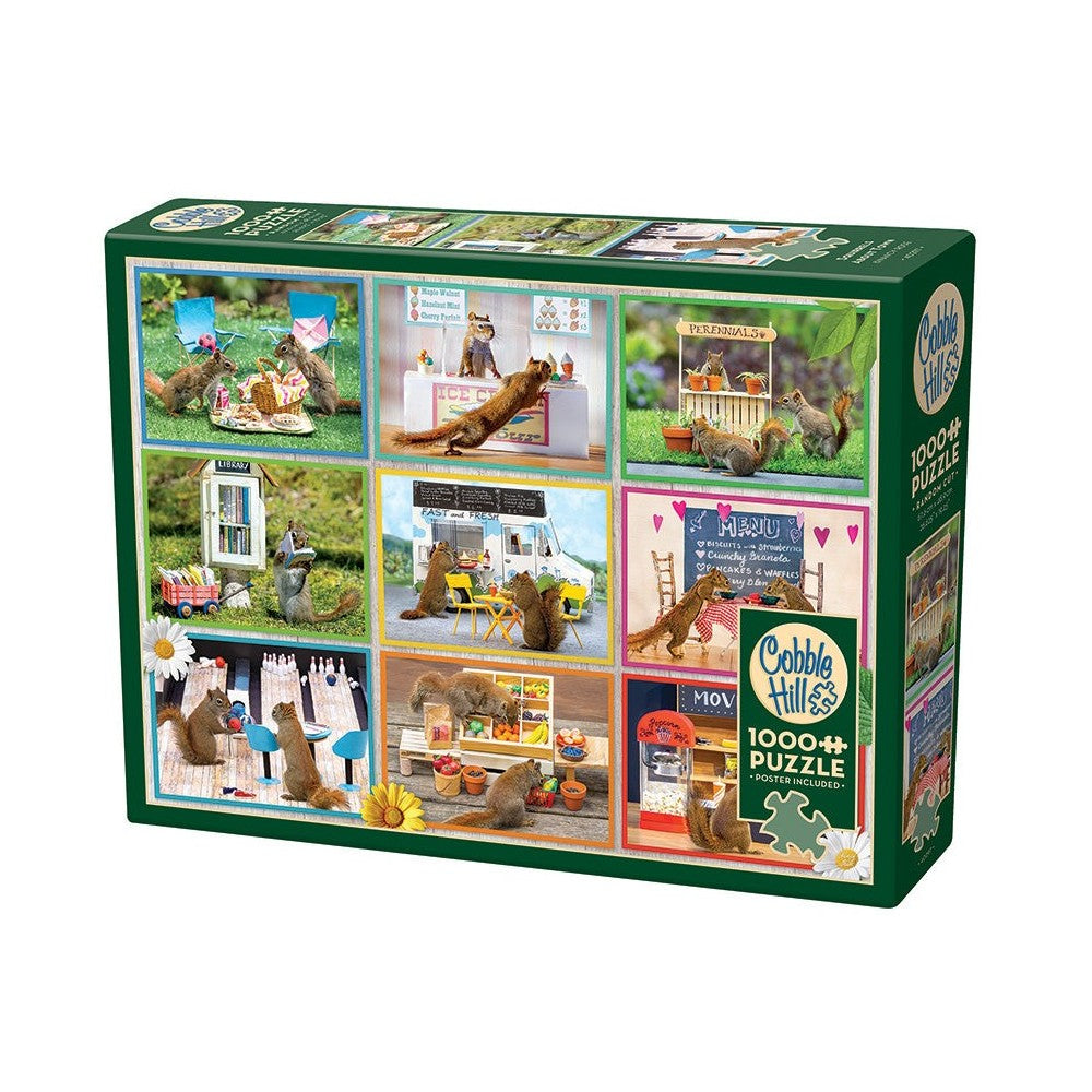 Puzzle - Cobble Hill - Squirrels Around Town 1000Pc