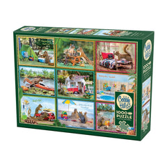 Puzzle - Cobble Hill - Squirrels On Vacation 1000Pc