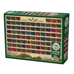 Puzzle - Cobble Hill - Tartans Of Scotland 1000Pc