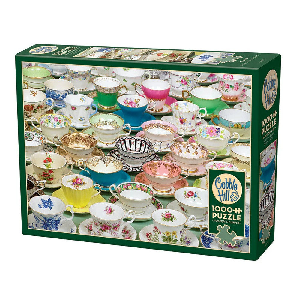 Puzzle - Cobble Hill - Tea Cups 1000Pc