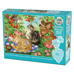 Puzzle - Cobble Hill - Under Cherry Tree 350Pc Family