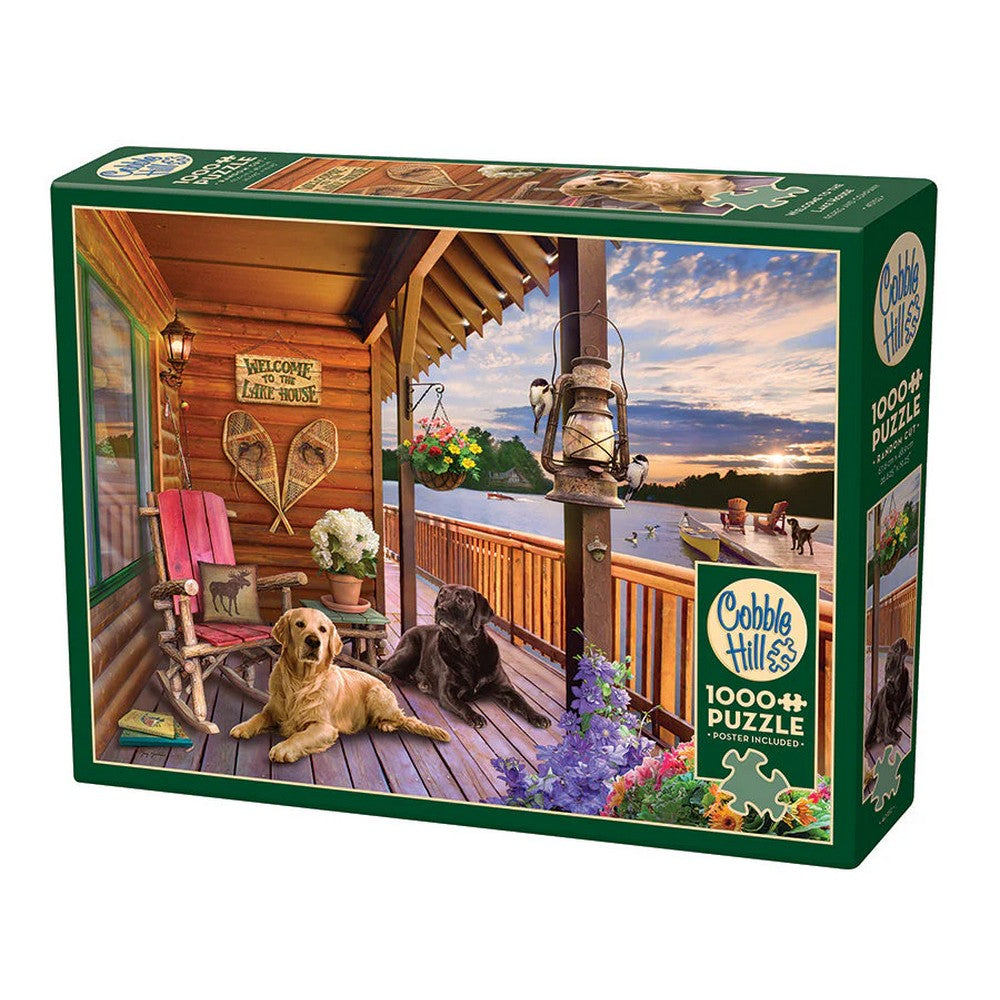 Puzzle - Cobble Hill - Welcome To Lake House 1000Pc