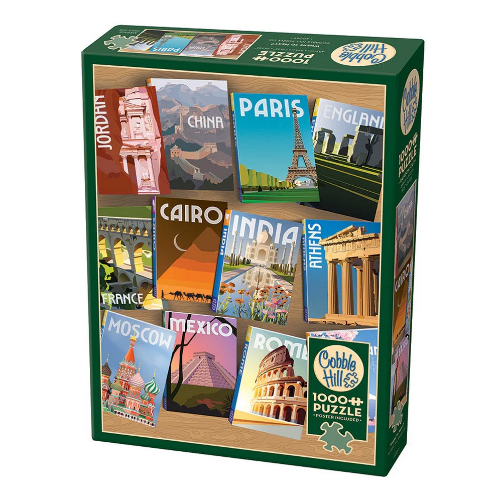 Puzzle - Cobble Hill - Where To Next 1000Pc