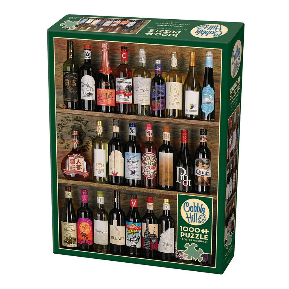 Puzzle - Cobble Hill - Wine Alphabet 1000Pc