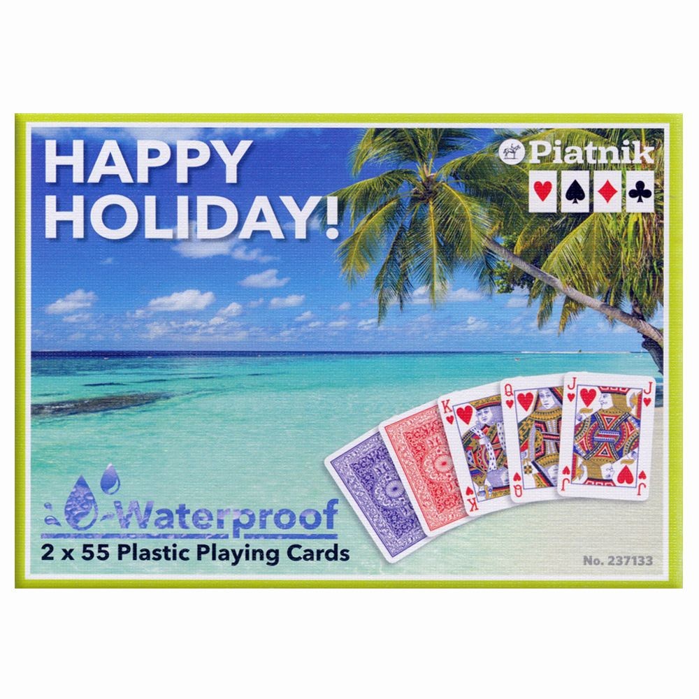 Happy Holiday 100 percent Plastic Pkr