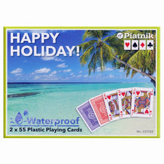 Happy Holiday 100 percent Plastic Pkr