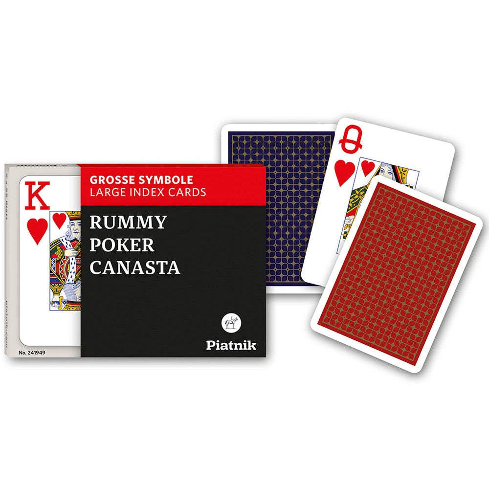 Opti Poker Large Index Double