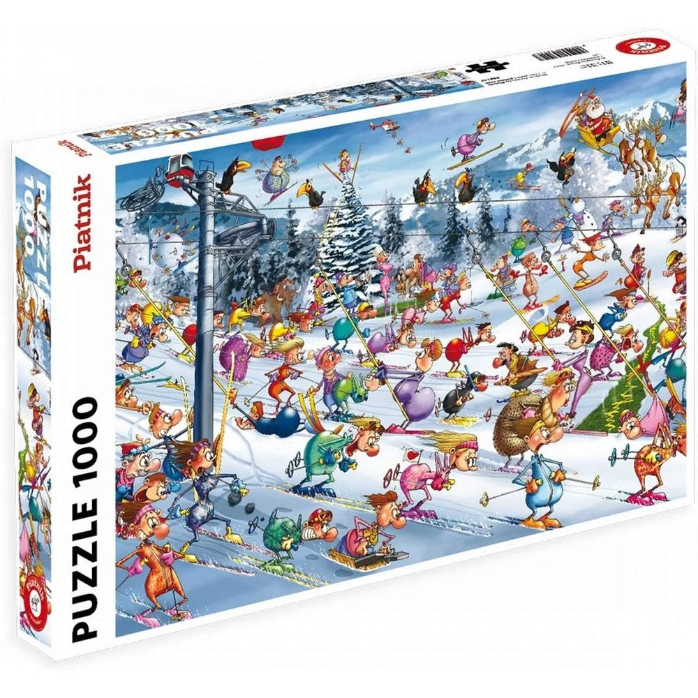 PREORDER Puzzle - Piatnik - Ruyer; Holiday Skiing 1000Pc