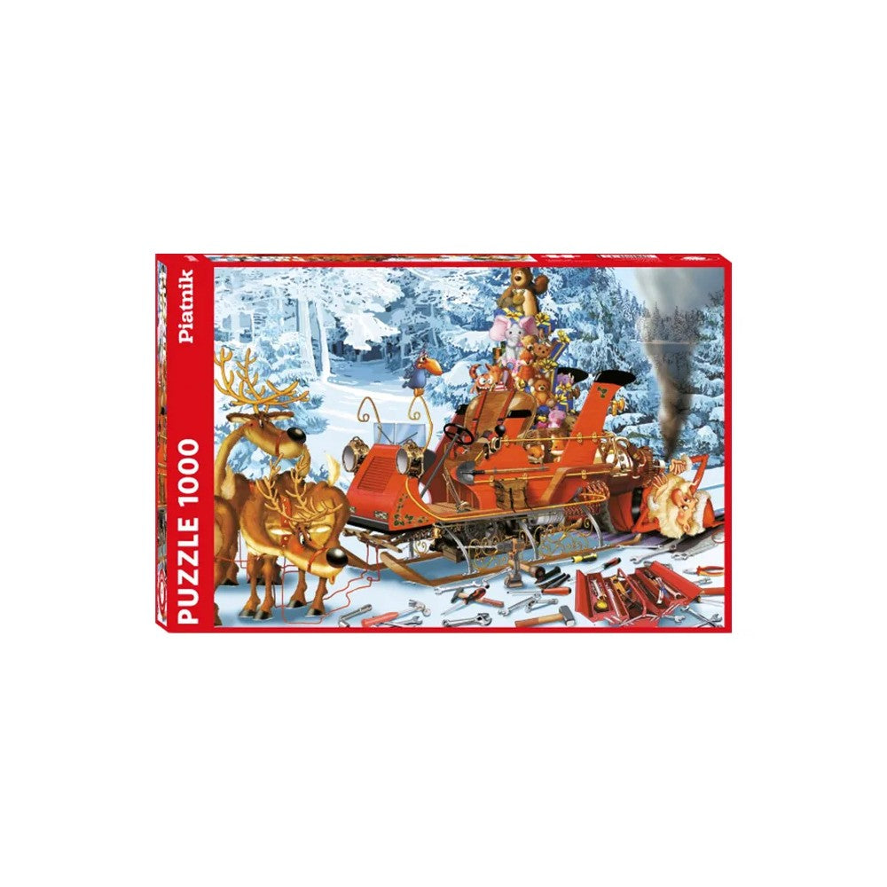 Puzzle - Piatnik - Santas Sleigh Repair 1000Pc