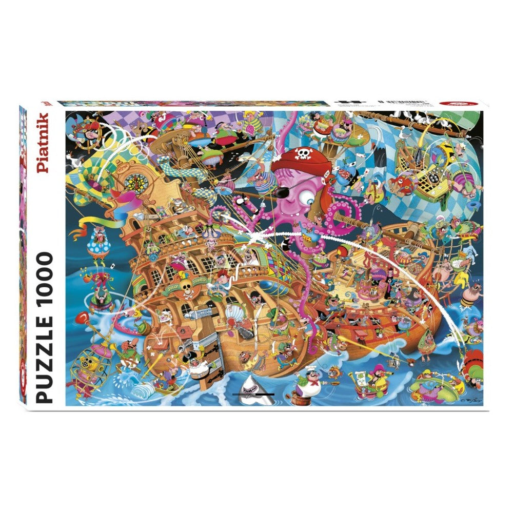 PREORDER Puzzle - Piatnik - Crisp; The Pink Pirate 1000Pc