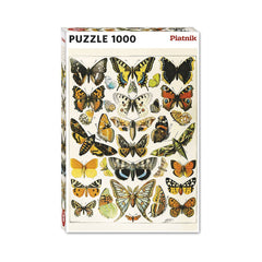 Puzzle - Piatnik - Millot; Butterfly/Moth Illustr