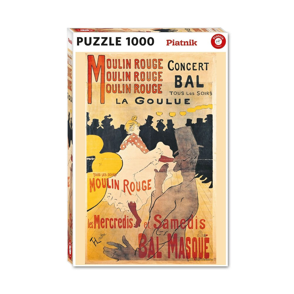 Puzzle - Piatnik - Toulouse-Lautrec; Moulin Rouge