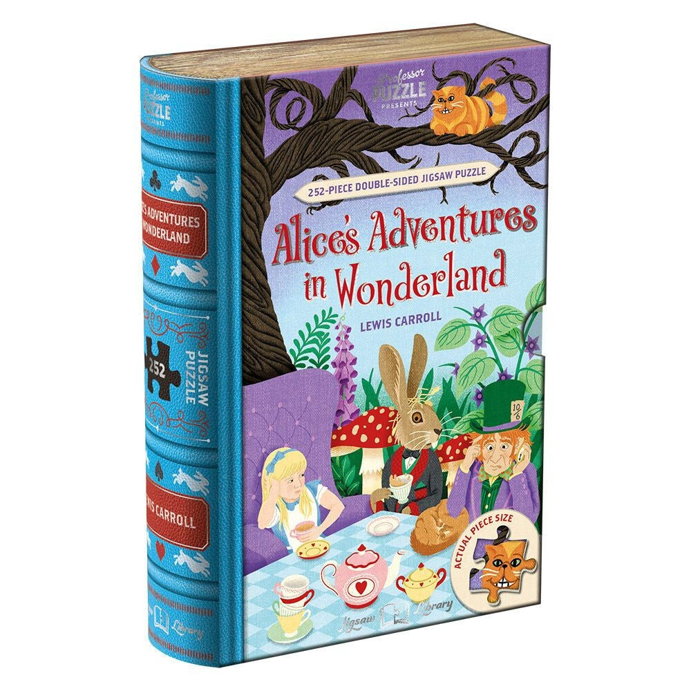 PREORDER Puzzle - Professor Puzzle - Alice Wonderld;252Pc Dbl;Sided