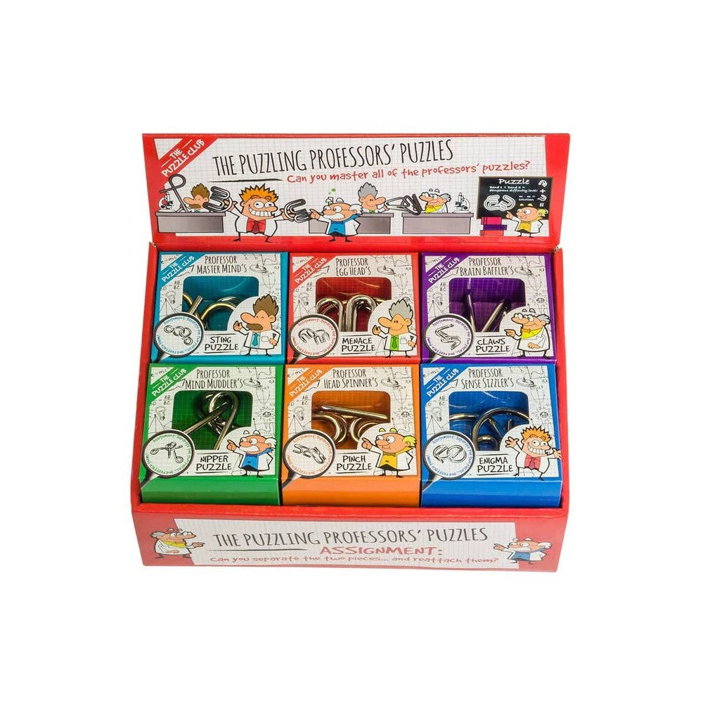 PREORDER Puzzle - Professor Puzzle - Puzzle Club Minis Disp;Of 18