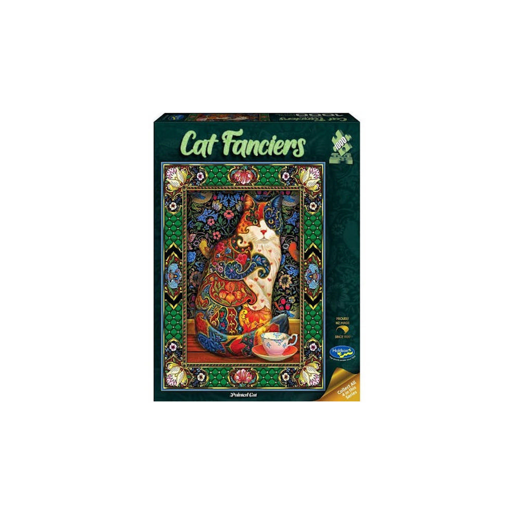 Puzzle - Holdson - Cat Fanciers Painted Cat 1000P