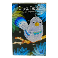 Puzzle - 3D Bird; Clear; Crystal Puzzle
