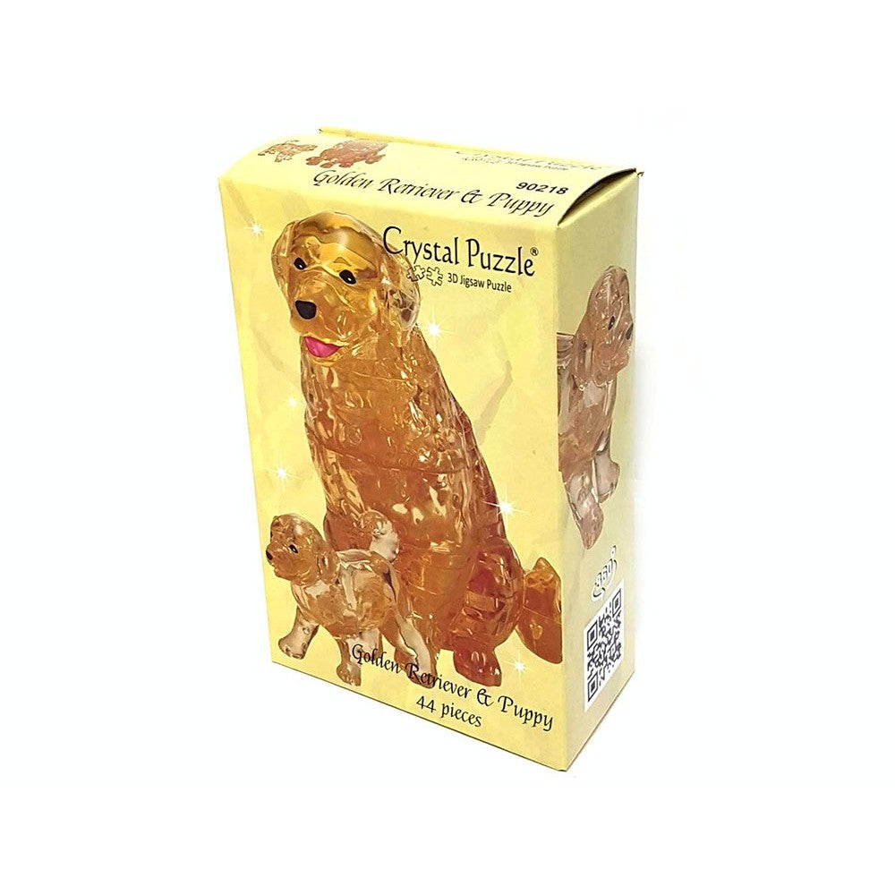 PREORDER Puzzle - 3D Golden Retriever & Puppy