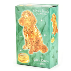 Puzzle - 3D Golden Retriever Crystal Pz