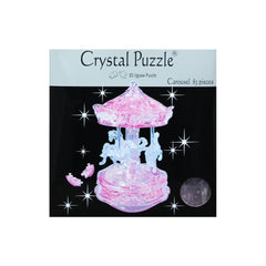 Puzzle - 3D Pink Carousel Crystal Puzzl