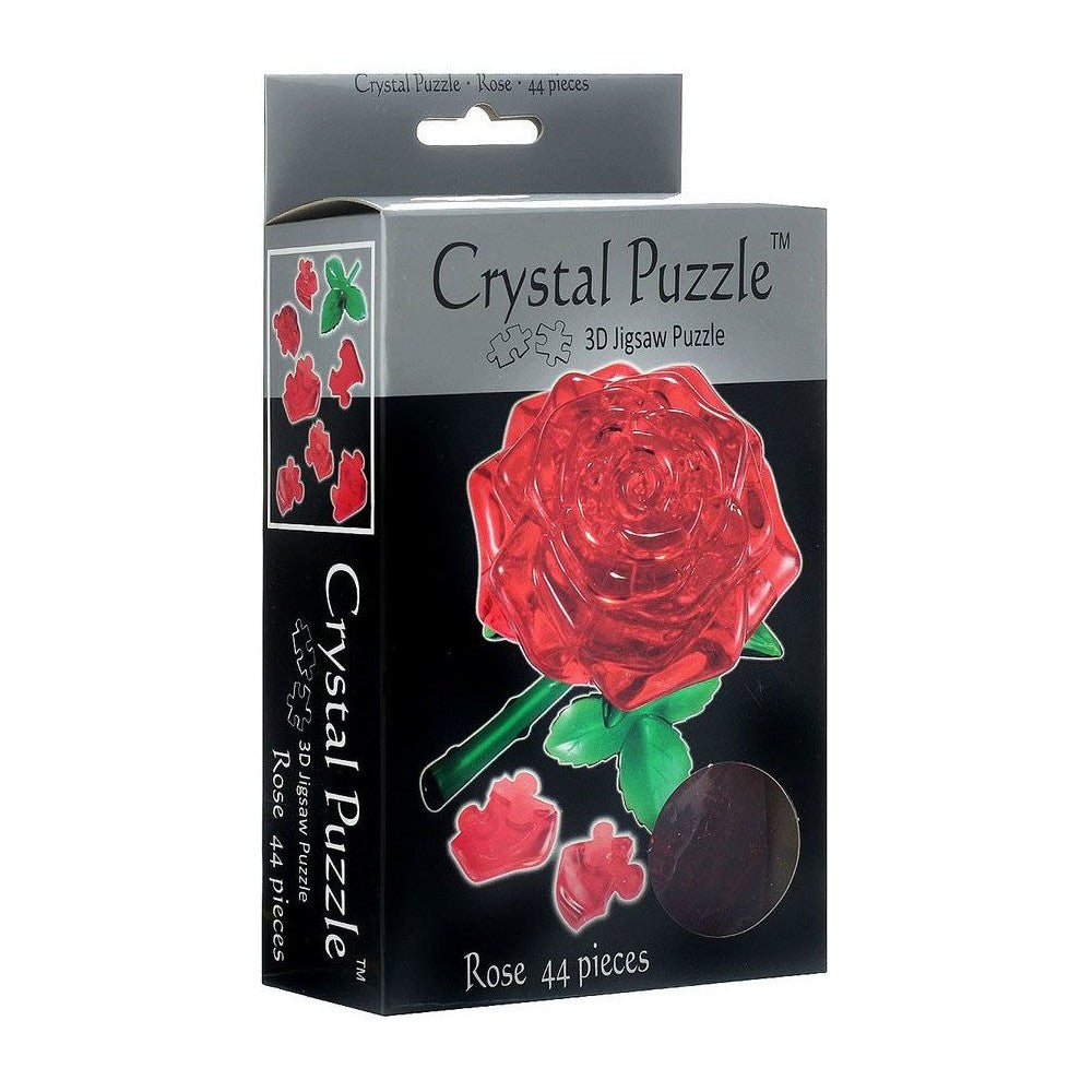 PREORDER Puzzle - 3D Rose; Red; Crystal Puzzle
