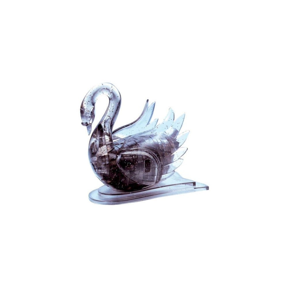 PREORDER Puzzle - 3D Swan; Black; Crystal Puzzle