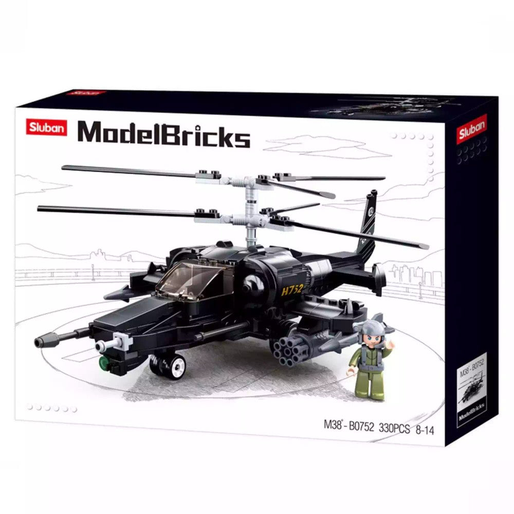 Army Blackshark Helicptr;330Pc
