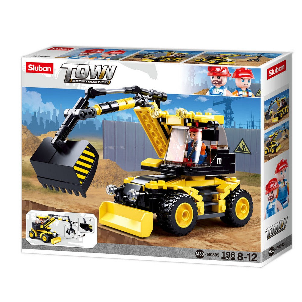 Town Excavator 196Pcs