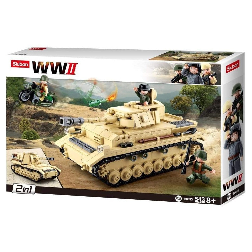 PREORDER Ww2 Tank Panzer Iv/Hummel 2In1