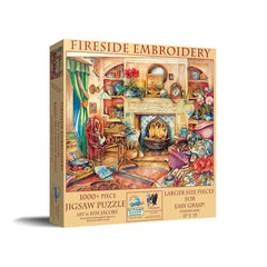Puzzle - Sunsout - Fireside Embroidery 1000Pcxl