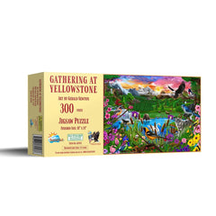 Puzzle - Sunsout - Gathering At Yellowstone 300Xl