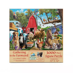Puzzle - Sunsout - Gathering In The Farmyard 1000