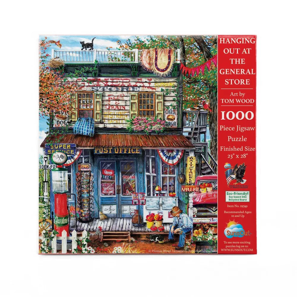 Puzzle - Sunsout - Hanging At General Store 1000P