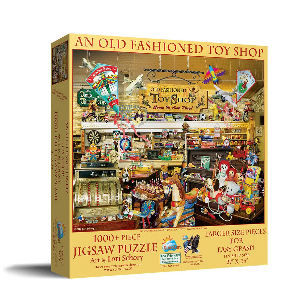 Puzzle - Sunsout - Old Fashioned Toyshop 1000Pcxl