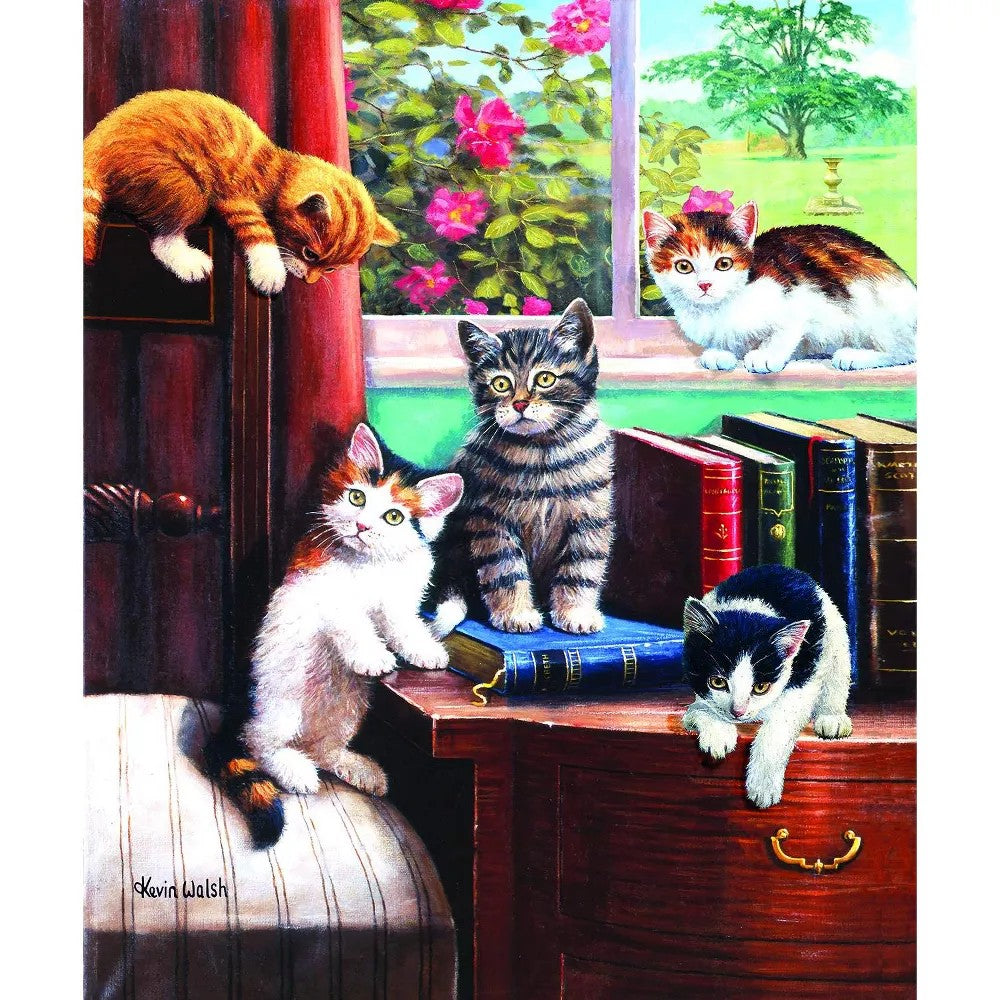 Puzzle - Sunsout - Playtime In The Study 1000Pc