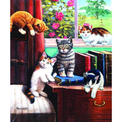 Puzzle - Sunsout - Playtime In The Study 1000Pc