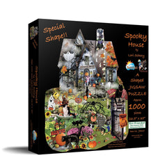 Puzzle - Sunsout - Spooky House Shaped